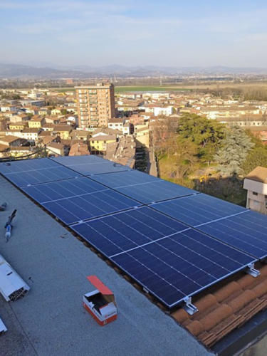 Impianto fotovoltaico condominiale Verona